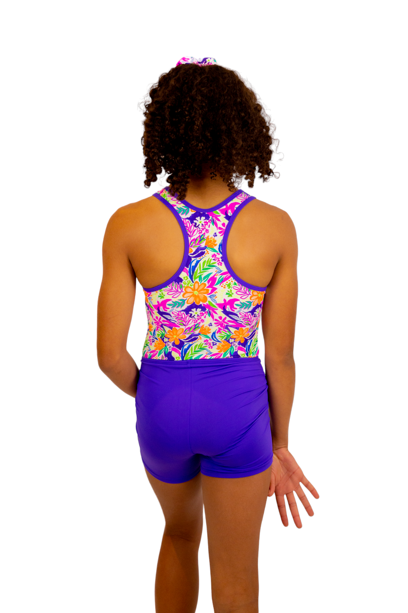 Purple Bike Shorts for Girls. Bike Pants, Gymnastics Leotards, Two Piece Set, Activewear for Girls. Swimwear, Crop top Set, Gym Shorts, Booty Shorts for Dance. Matching swimwear available. Cotton Hooded Towels for swimming and the beach. B you Active, Swimwear and Leotards. Activewear for girls.