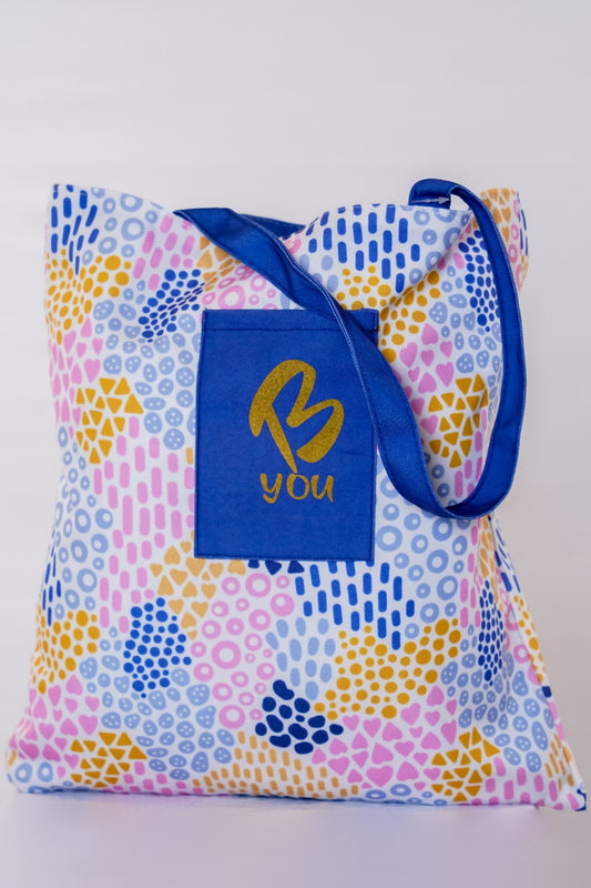 Mosaic - Canvas Tote Bag - Reversible