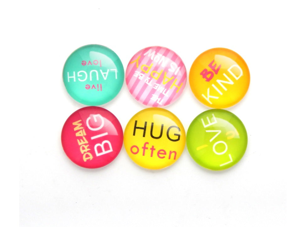 Yellow Pink green Blue Inspirational Quotes Motivational Magnets Gymnastics Leotard Australia, USA, UK, NZ Athlete Dream Big Be Kind I love U Live Laugh Love Hug Often Be Awesome Today Enjoy Today The Time To Be Happy is Now