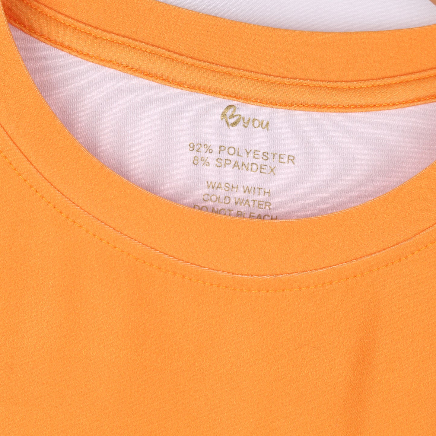 Yellow Marigold Cropped T Shirt