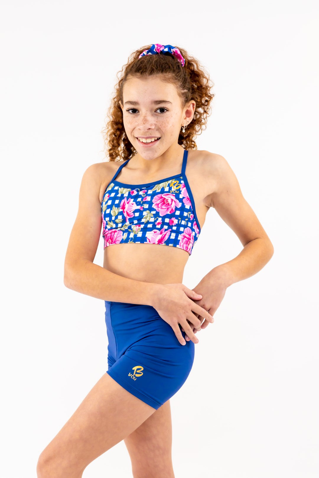 Navy Bike Shorts, Bike Pants with Gold Logo. Girls Activewear, Girls Gymnastics Wear, Girls Swimwear, Gymnastics Leotard, Dance Leotard, Booty Shorts, Crop top Set, Two Piece Set, Matching Leotard and Shorts, Bicycle Shorts, Gymnastics Australia, USA Gymnastics, Girls Leggings, Girls Tights, Girls Shorts. Coloured Bike Shorts.