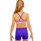 Purple Bike Shorts for Girls. Bike Pants, Gymnastics Leotards, Two Piece Set, Activewear for Girls. Swimwear, Crop top Set, Gym Shorts, Booty Shorts for Dance.  Matching swimwear available. Cotton Hooded Towels for swimming and the beach. B you Active, Swimwear and Leotards. Activewear for girls.