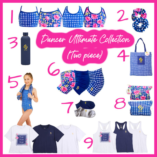 Floral Check - Dancer Two Piece ULTIMATE Collection - 9 Pieces