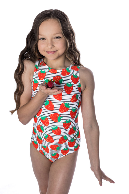 Strawberry Gymnastics Leotard