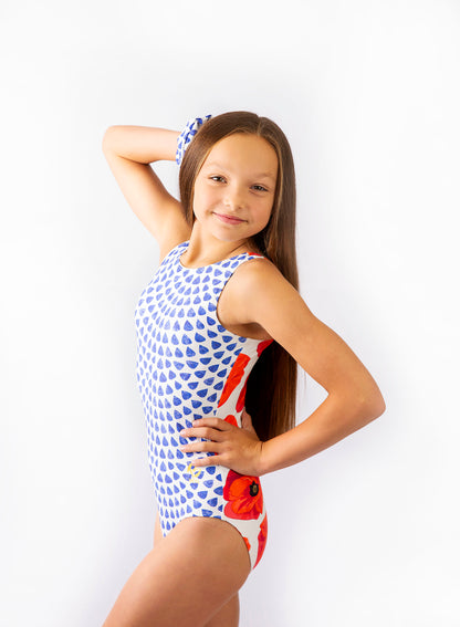 Poppy Gymnastics Leotard