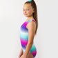 Blue Rasberry Leotard Swimwear