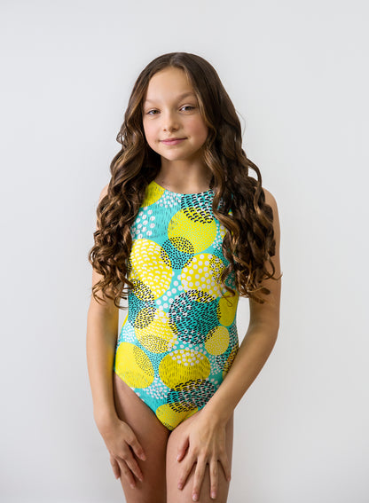 Sun Burst Leotard Swimwear