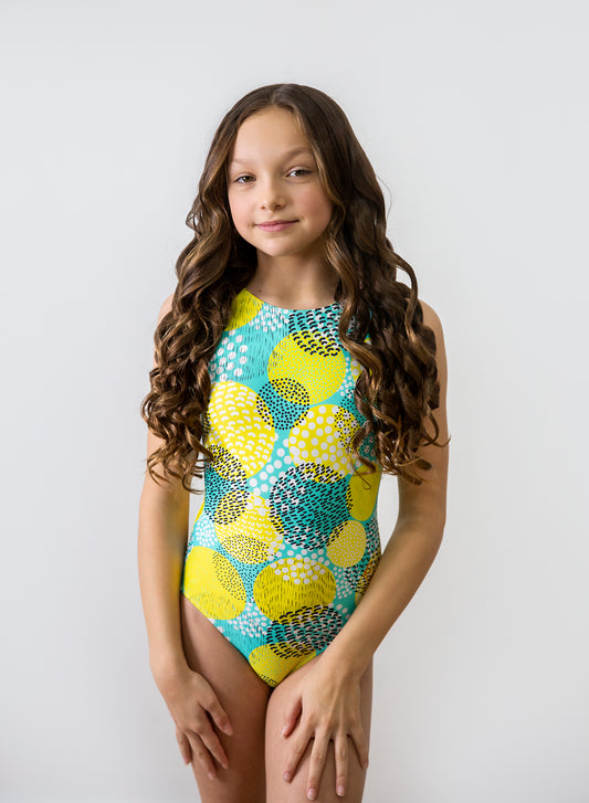 Sun Burst Leotard Swimwear