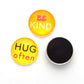 Yellow Pink green Blue Inspirational Quotes Motivational Magnets Gymnastics Leotard Australia, USA, UK, NZ Athlete Dream Big Be Kind I love U Live Laugh Love Hug Often Be Awesome Today Enjoy Today The Time To Be Happy is Now